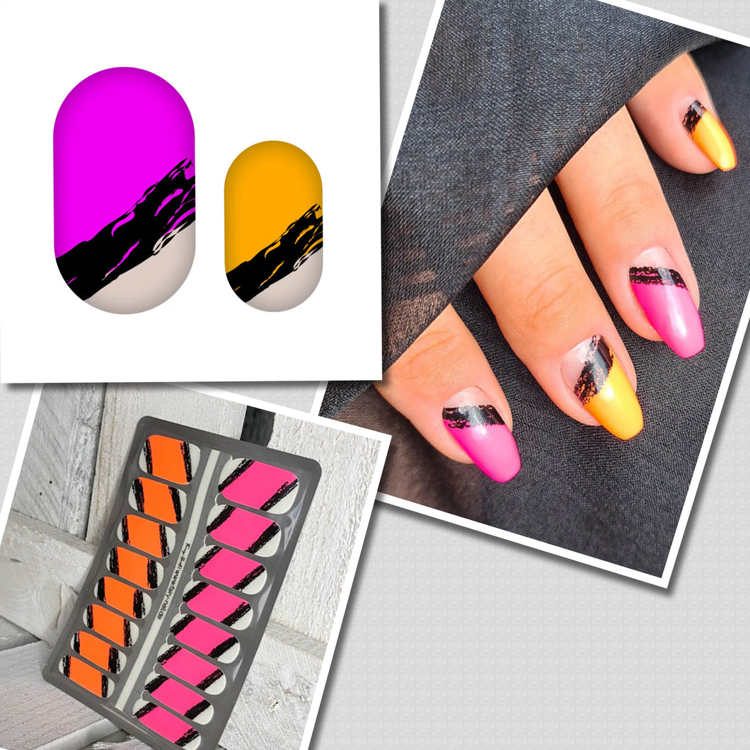 Hope - Color Blocking Neon & Black