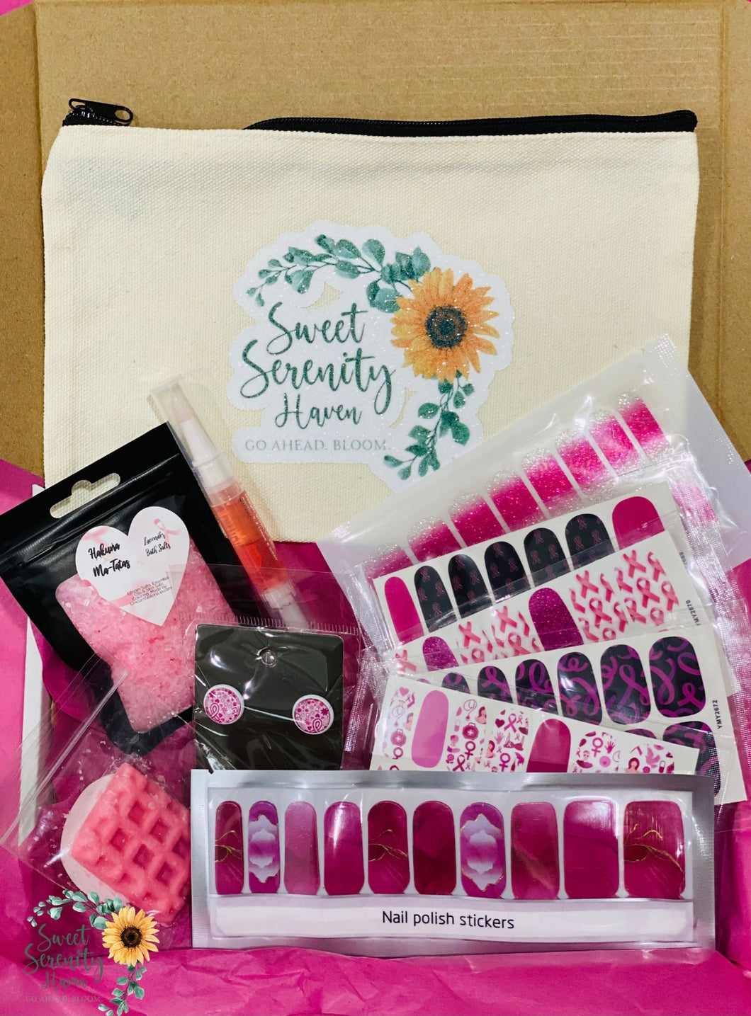 Breast Cancer Awareness Package ($5 each box donated to charity)